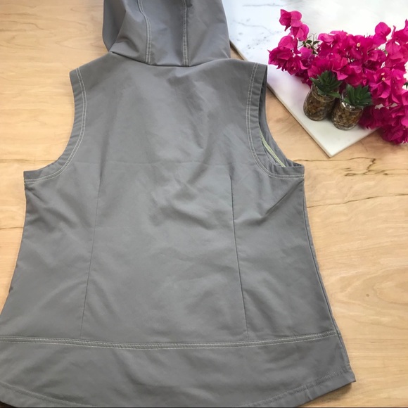 Columbia Gray Zip Up Vest #814 - Picture 4 of 4